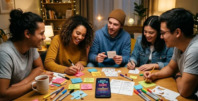 Custom truth dare game