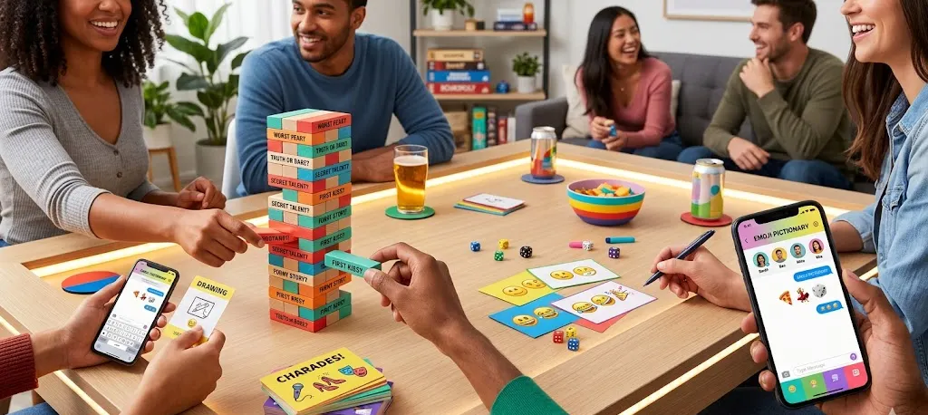 Interactive mixed party games