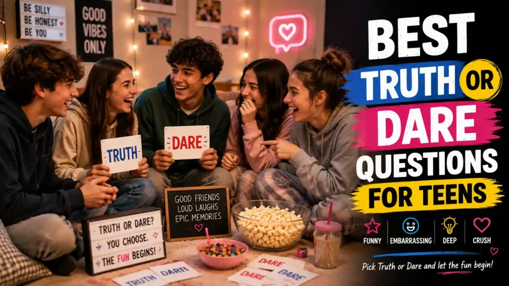 Best Truth or Dare Questions for Teens